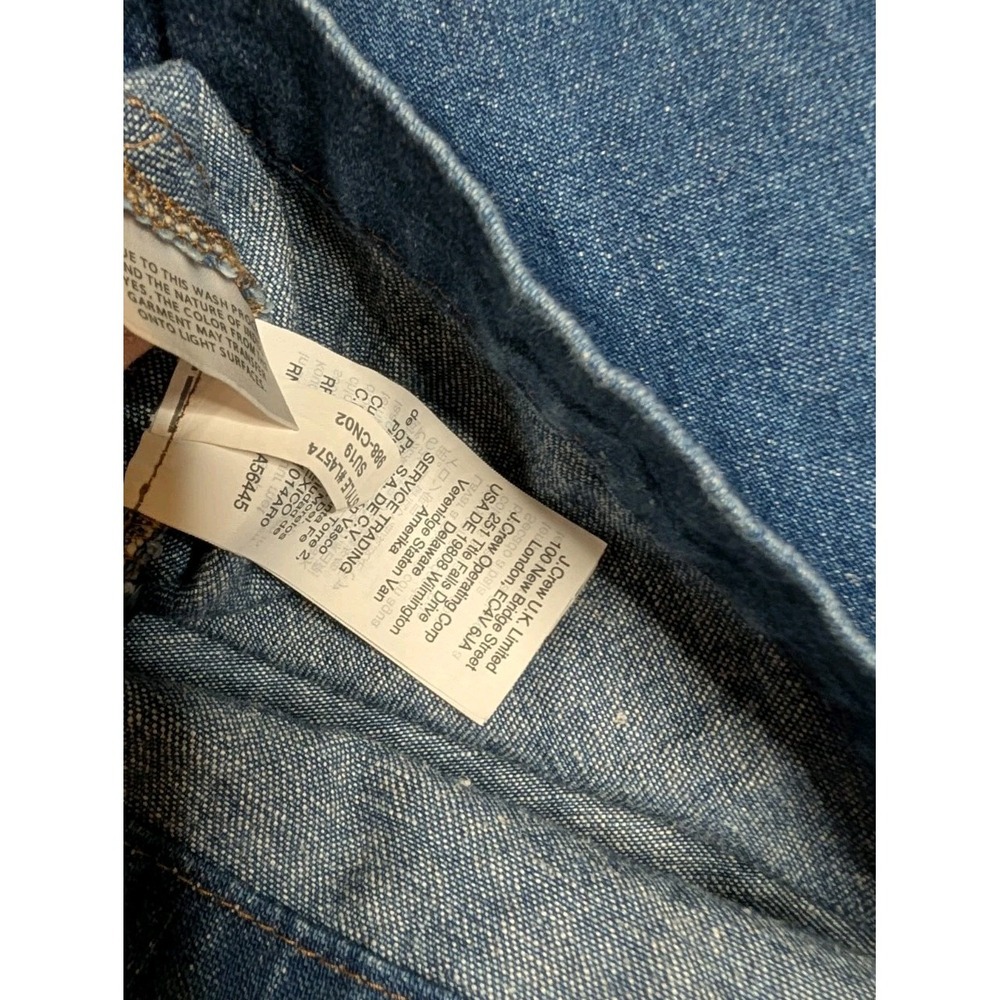 Madewell Denim Jean Micro‎ Mini Skirt Size XS Elastic Waist Cute Skirt - Picture 8 of 16